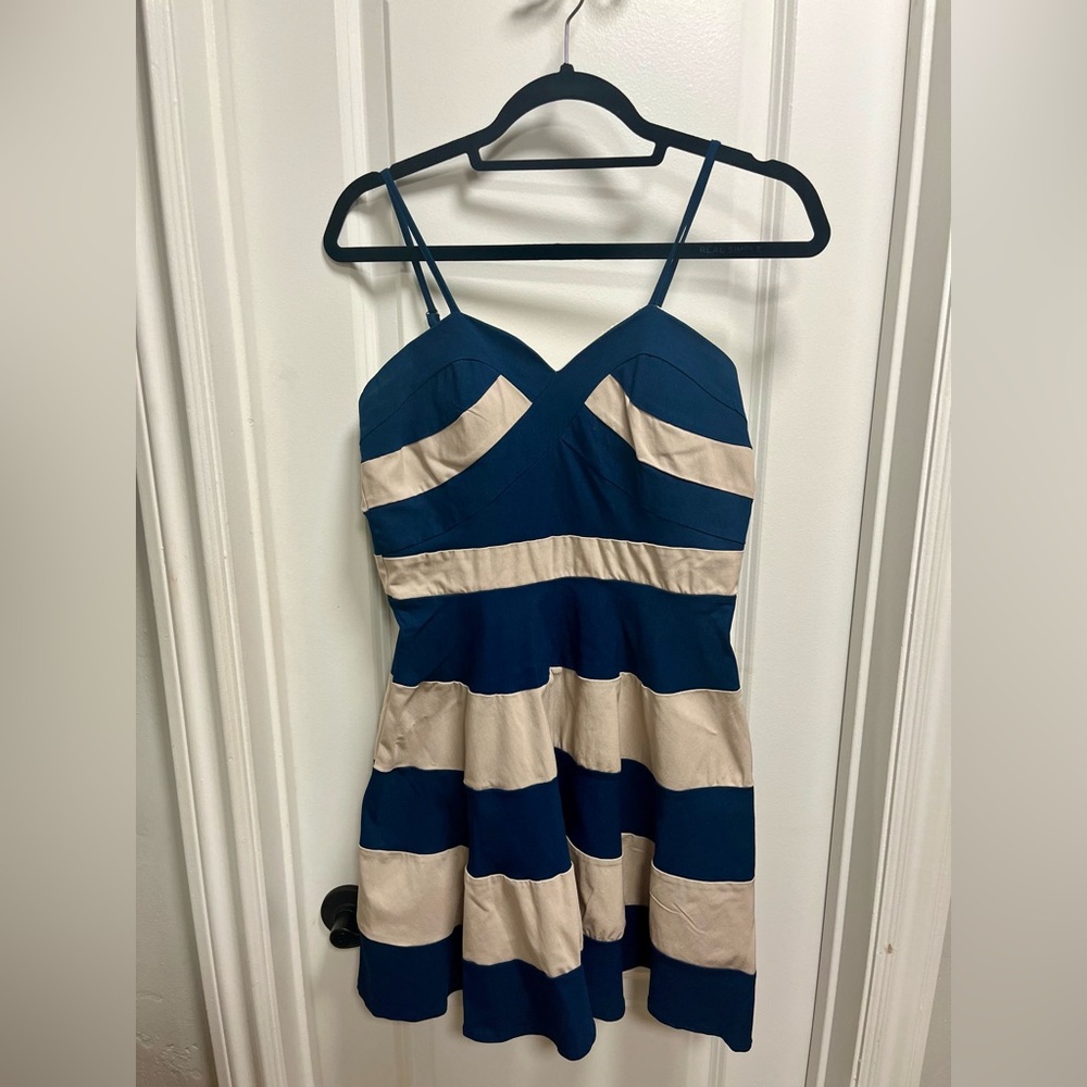 Striped mini dress